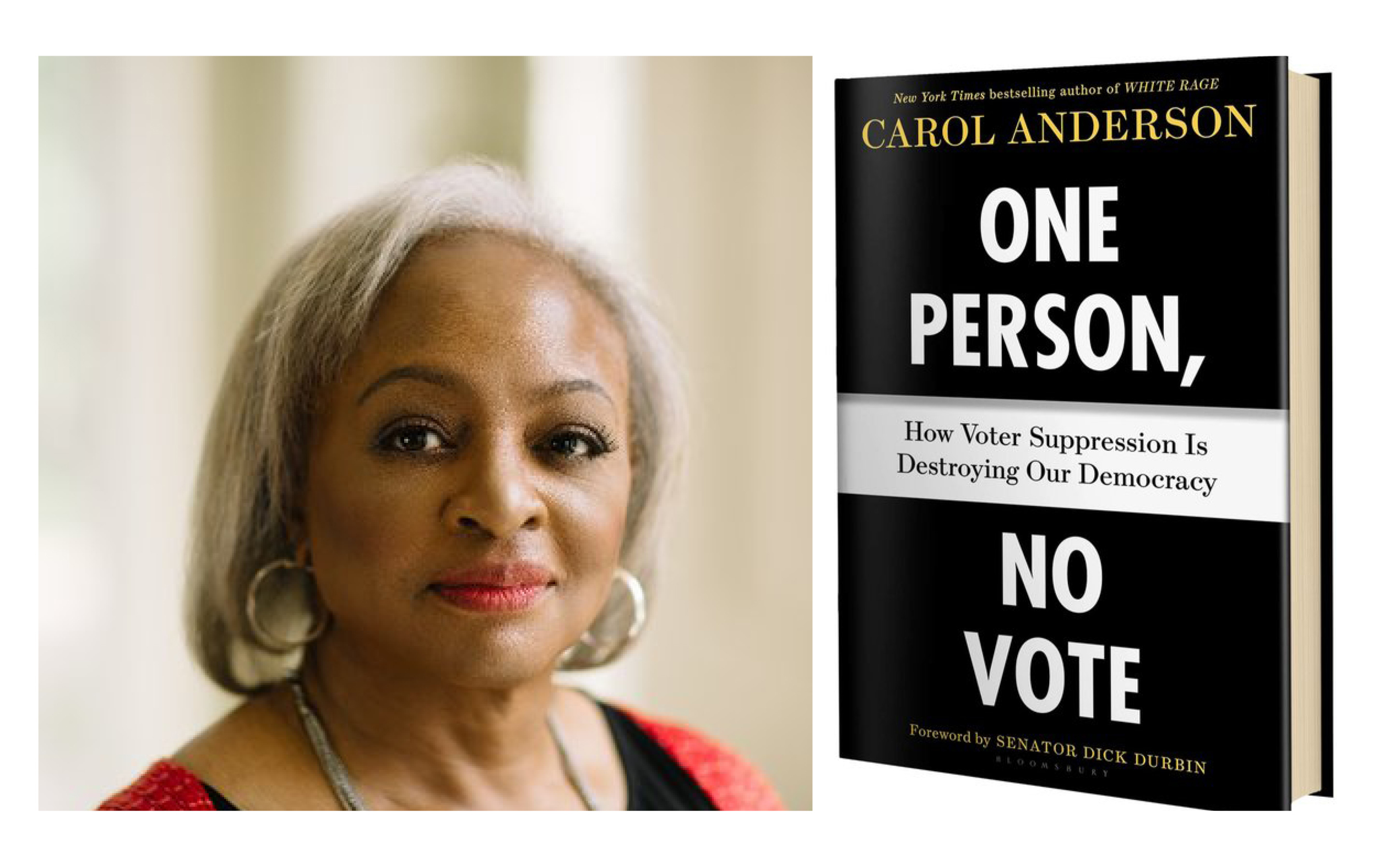 ‘’One Person, No Vote’ author to speak at local virtual event