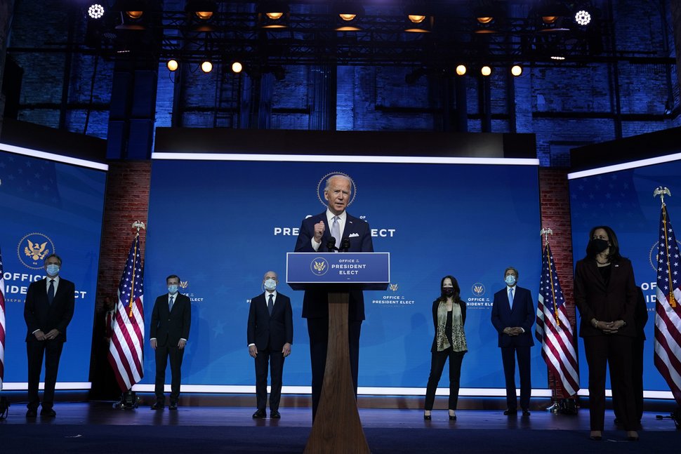 ‘America is back’: Biden introduces national security team