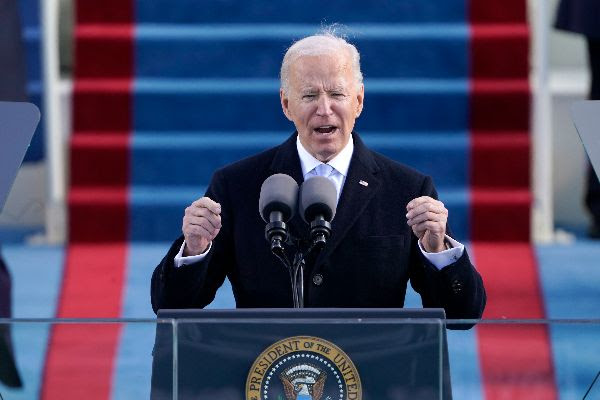 Biden declares ‘democracy has prevailed’ in speech