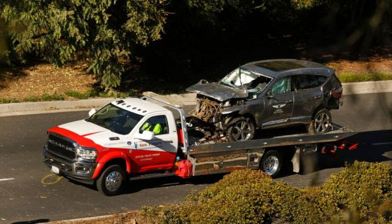 Tiger Woods injured in single-car crash in California