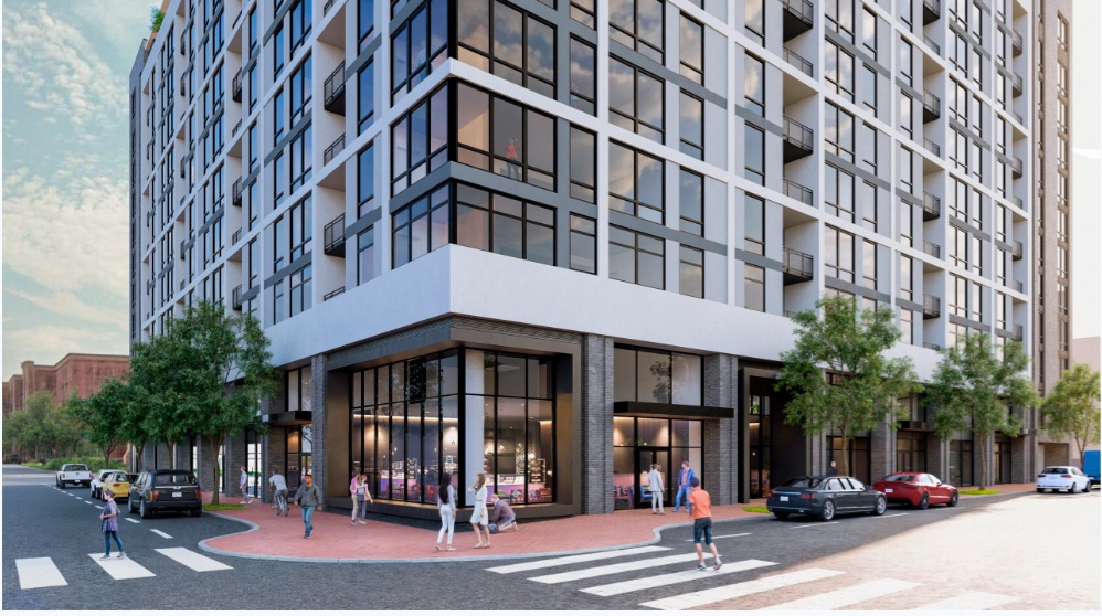 Long-planned 12-story apartment tower underway in Jackson Ward